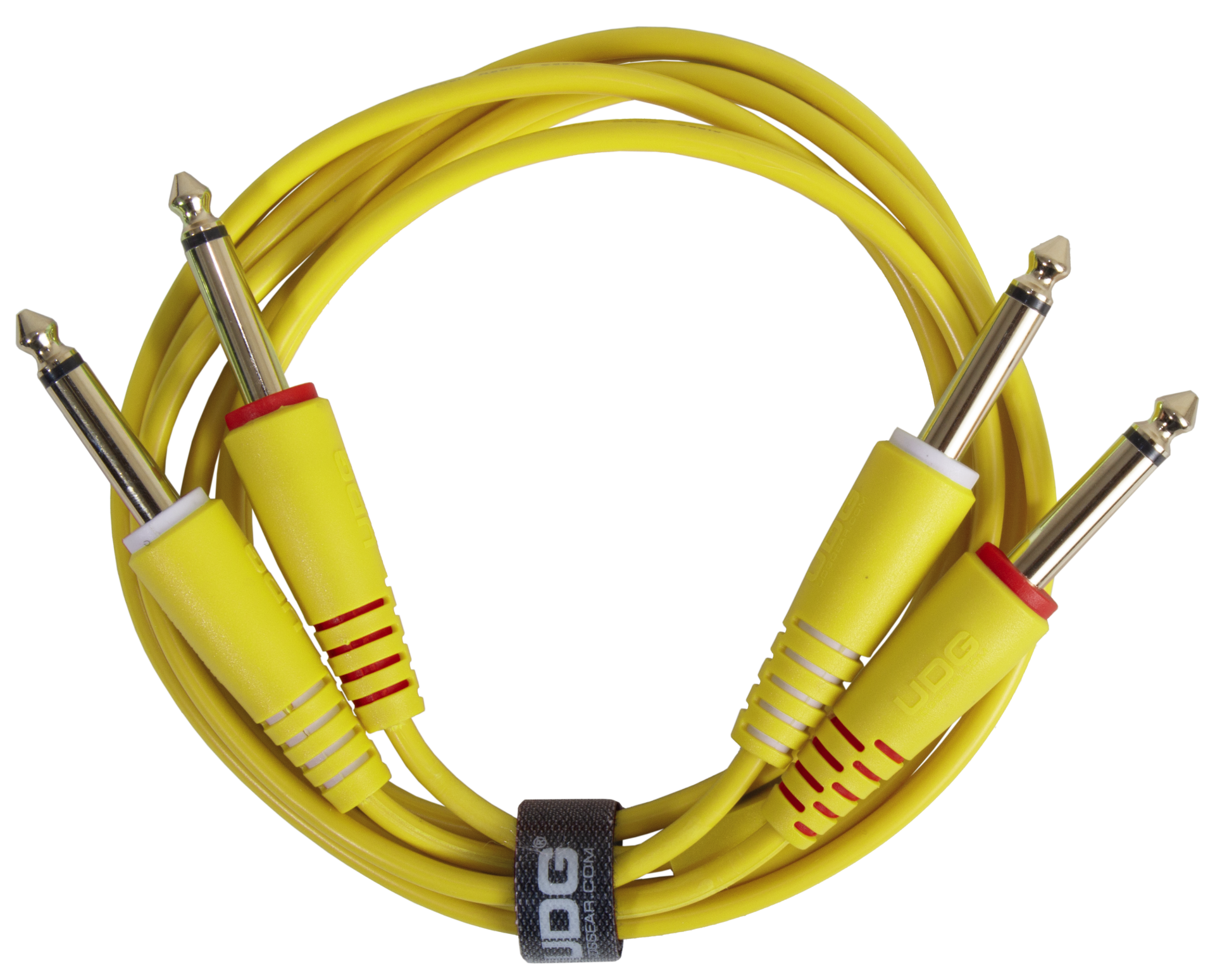 UDG ULTIMATE SES KABLOSU 1/4'' JACK-  1/4'' JACK SARI DÜZ (3 METRE)