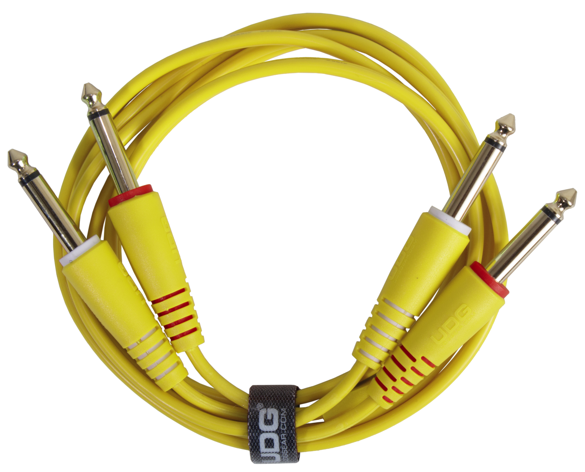UDG ULTIMATE SES KABLOSU 1/4'' JACK-  1/4'' JACK SARI DÜZ (3 METRE)