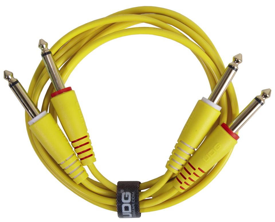 UDG ULTIMATE SES KABLOSU 1/4'' JACK-  1/4'' JACK SARI DÜZ (3 METRE)