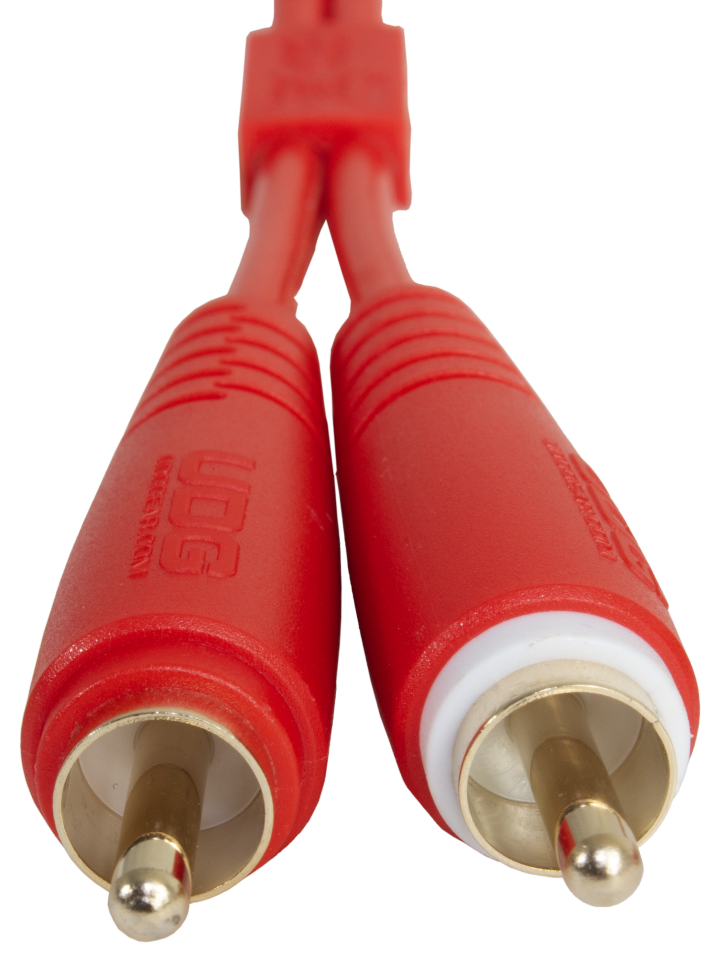 UDG ULTIMATE SES KABLOSU RCA- RCA KIRMIZI  DÜZ (3 METRE)