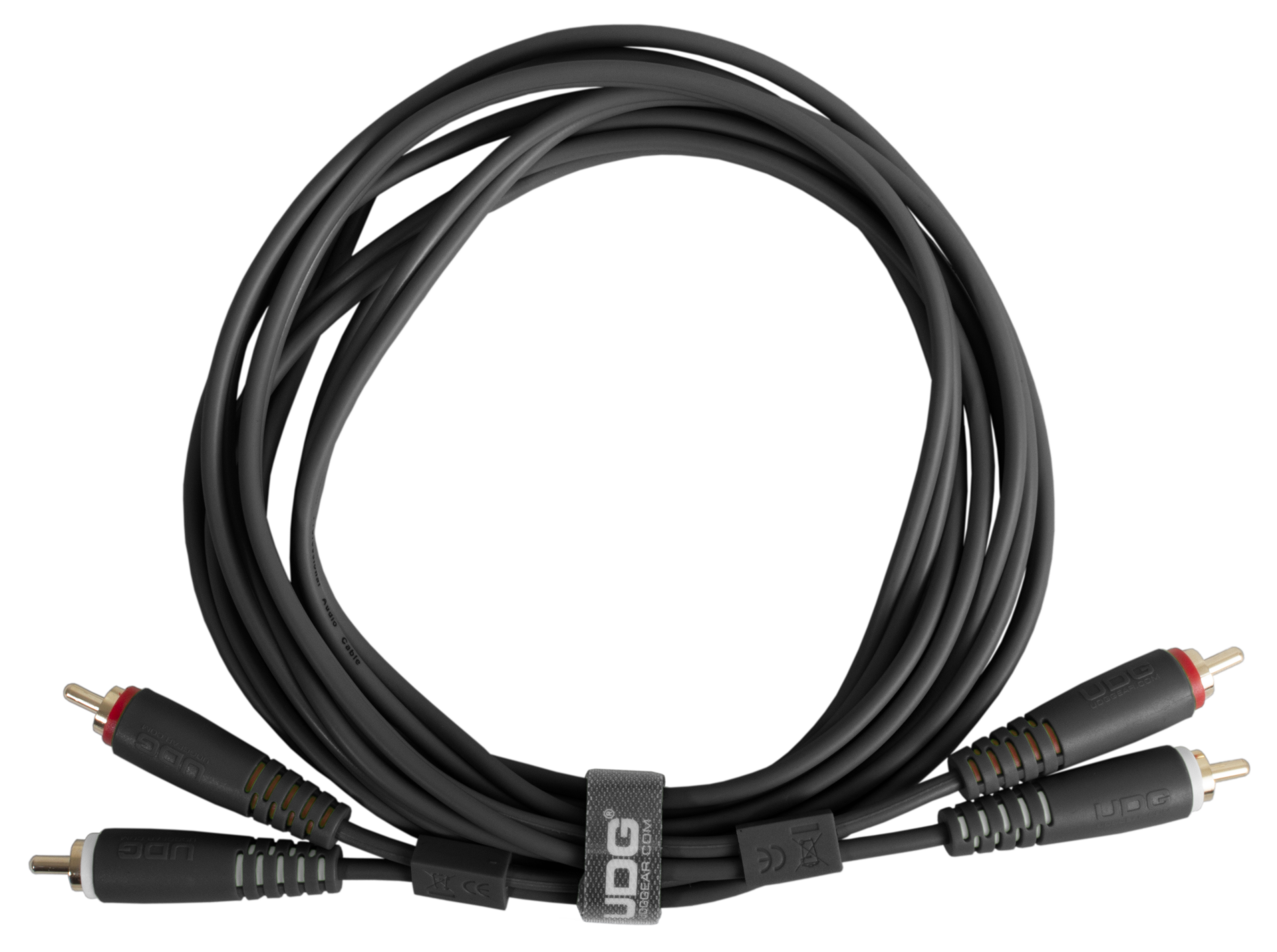 UDG ULTIMATE SES KABLOSU RCA- RCA SİYAH DÜZ (3 METRE)