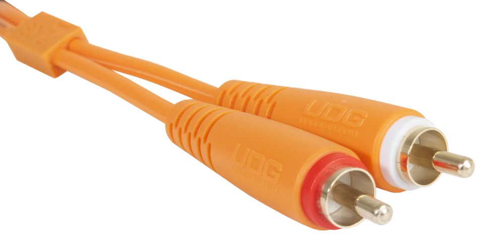 UDG ULTIMATE SES KABLOSU RCA- RCA TURUNCU  DÜZ (3 METRE)
