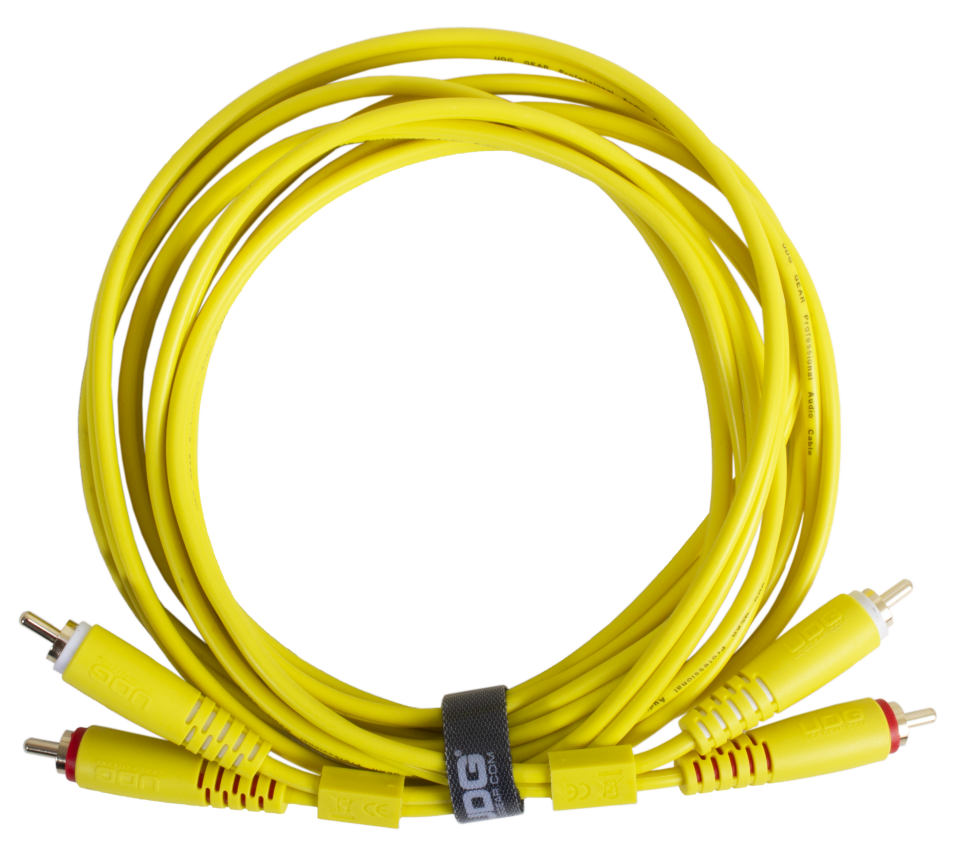 UDG ULTIMATE SES KABLOSU RCA- RCA SARI DÜZ (3 METRE)