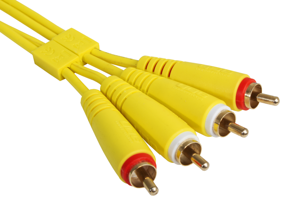 UDG ULTIMATE SES KABLOSU RCA- RCA SARI DÜZ (3 METRE)