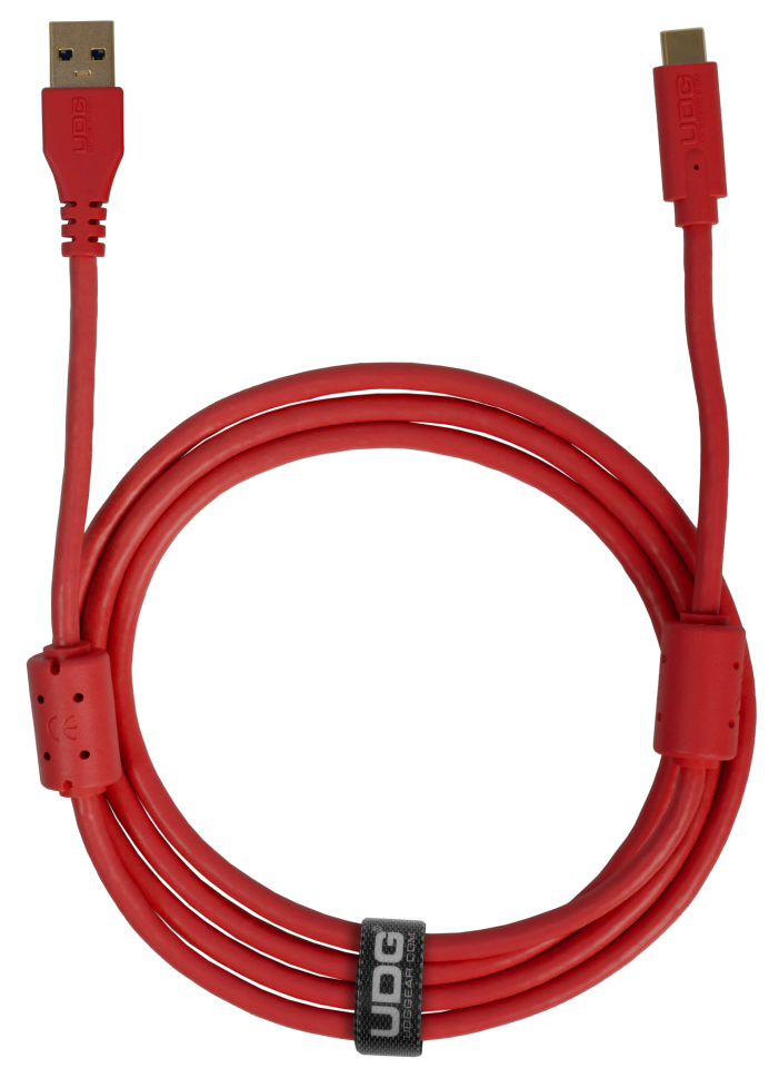 UDG SES KABLOSU USB 3.2 C-A  KIRMIZI DÜZ (1,5 metre)
