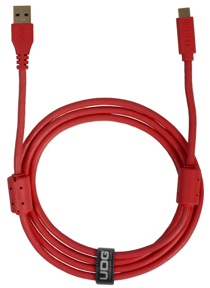 UDG SES KABLOSU USB 3.2 C-A  KIRMIZI DÜZ (1,5 metre)