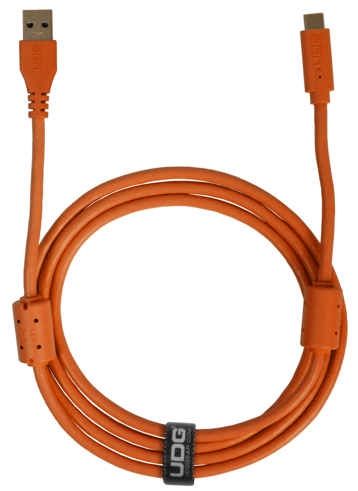 UDG SES KABLOSU USB 3.2 C-A TURUNCU DÜZ (1,5 metre)