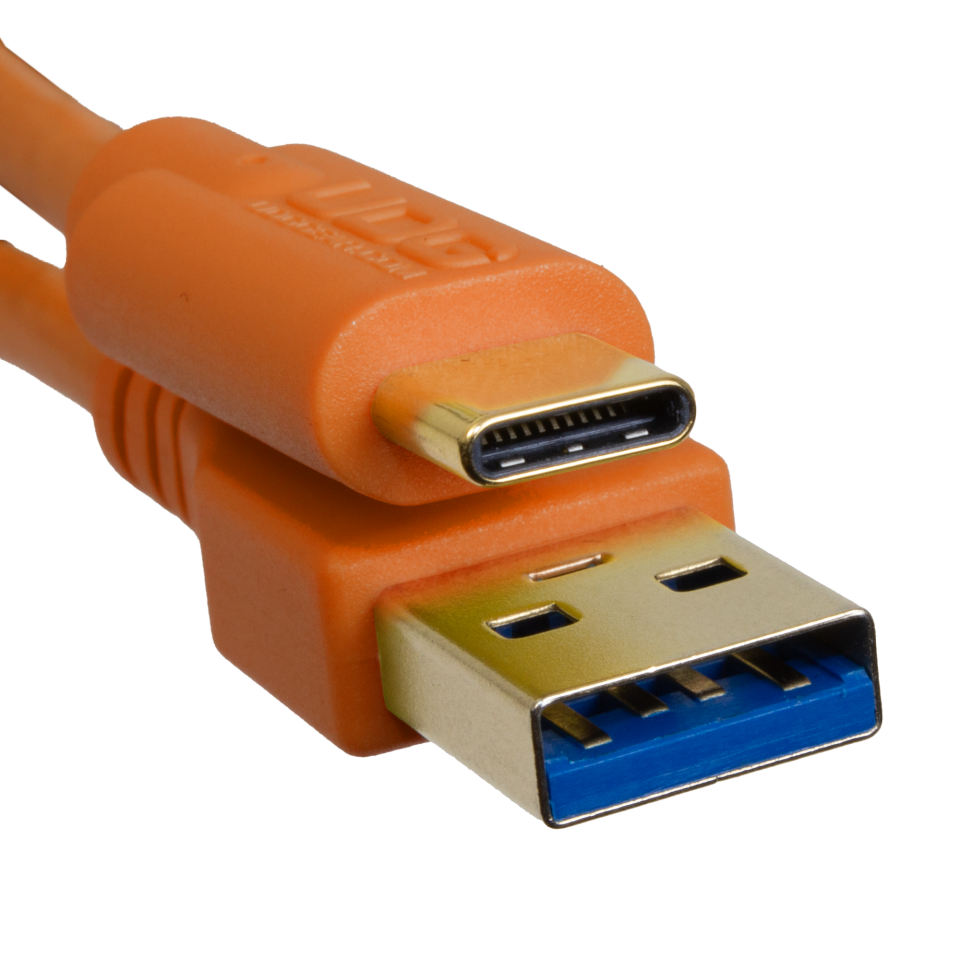 UDG SES KABLOSU USB 3.2 C-A TURUNCU DÜZ (1,5 metre)