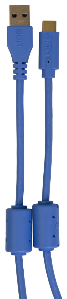 UDG SES KABLOSU USB 3.2 C-A MAVİ DÜZ (1,5 metre)