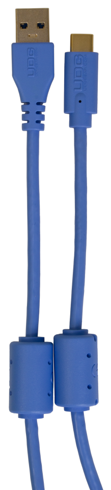 UDG SES KABLOSU USB 3.2 C-A MAVİ DÜZ (1,5 metre)