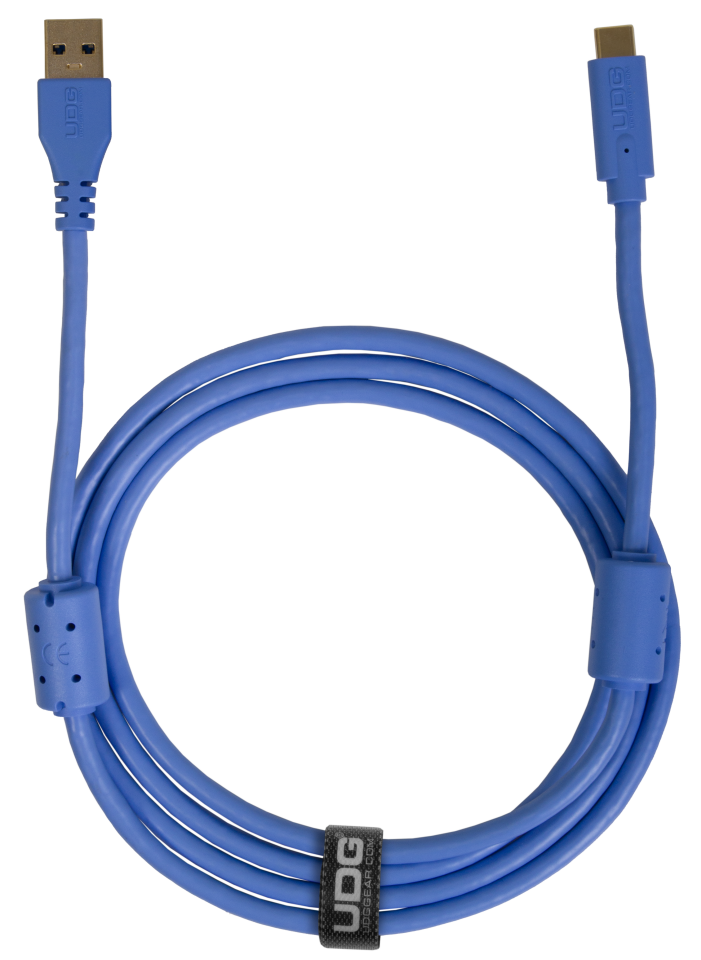 UDG SES KABLOSU USB 3.2 C-A MAVİ DÜZ (1,5 metre)