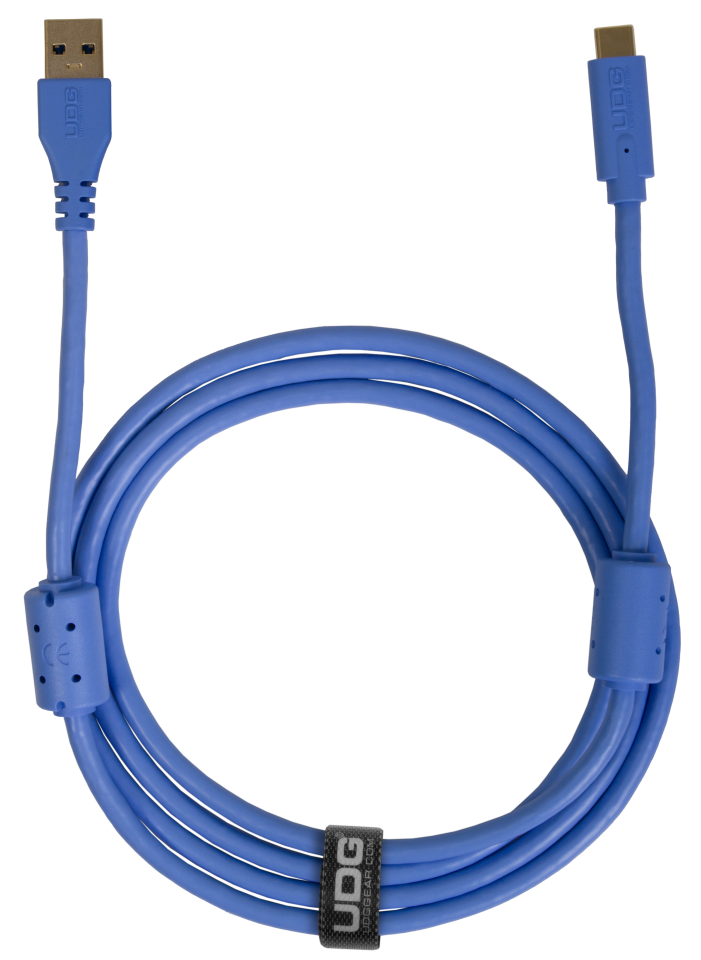 UDG SES KABLOSU USB 3.2 C-A MAVİ DÜZ (1,5 metre)