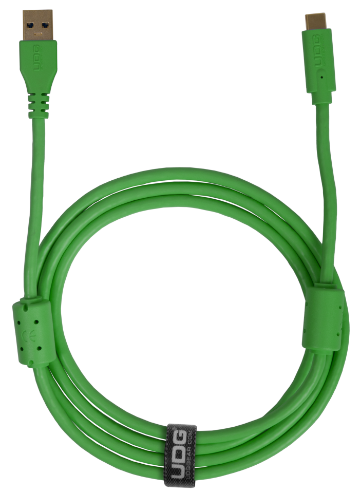 UDG SES KABLOSU USB 3.2  C-A YEŞİL DÜZ (1,5 metre)