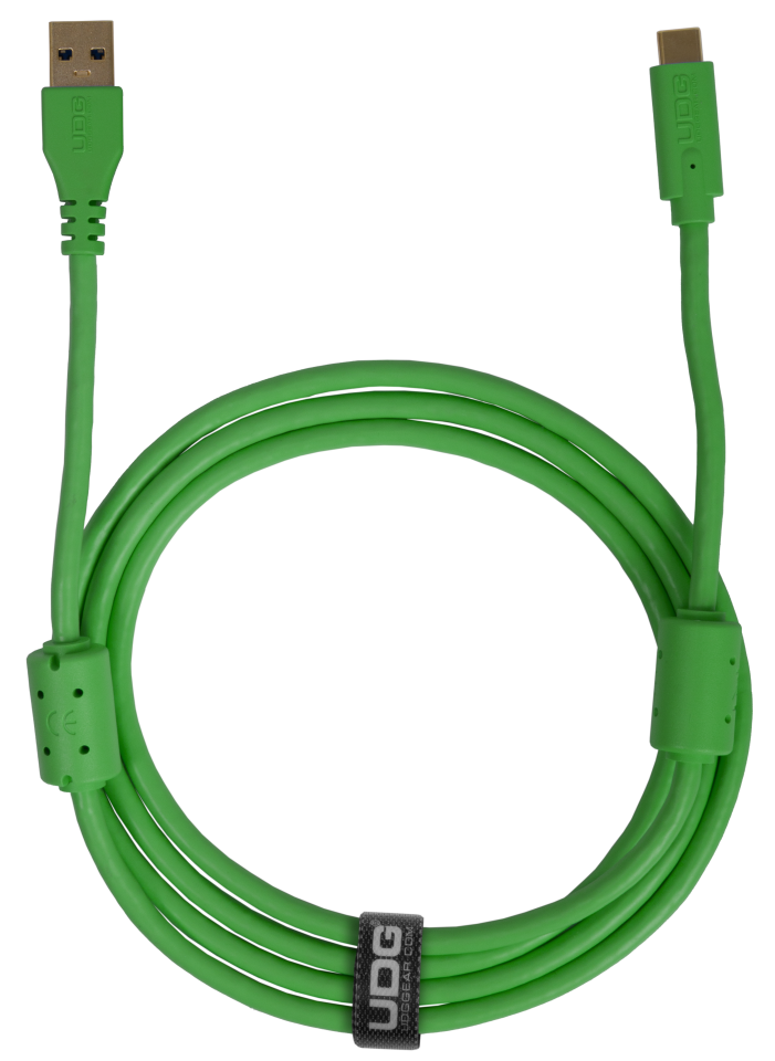 UDG SES KABLOSU USB 3.2  C-A YEŞİL DÜZ (1,5 metre)