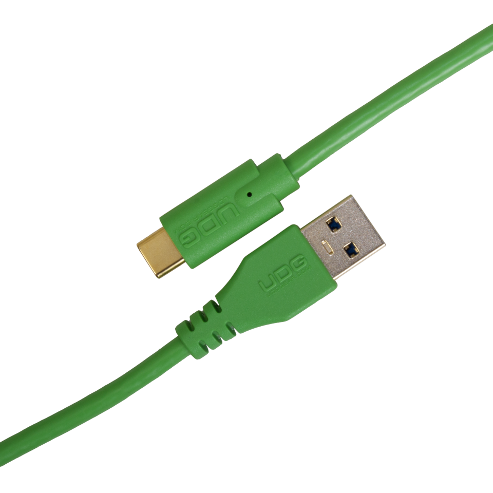 UDG SES KABLOSU USB 3.2  C-A YEŞİL DÜZ (1,5 metre)