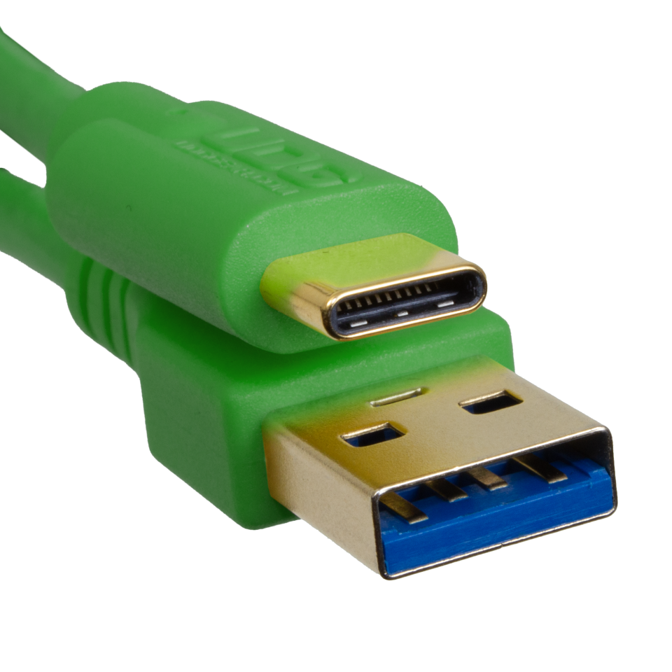 UDG SES KABLOSU USB 3.2  C-A YEŞİL DÜZ (1,5 metre)