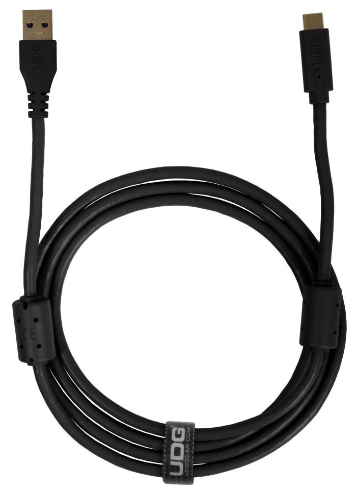 UDG SES KABLOSU USB  3.2 C-A SİYAH DÜZ (1,5 metre)