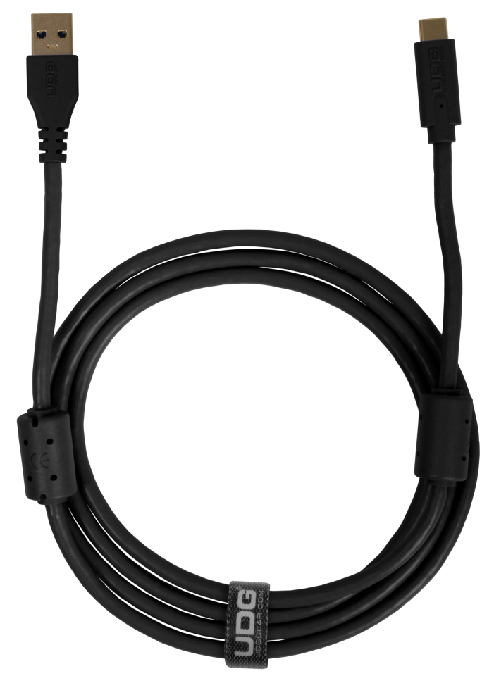 UDG SES KABLOSU USB  3.2 C-A SİYAH DÜZ (1,5 metre)