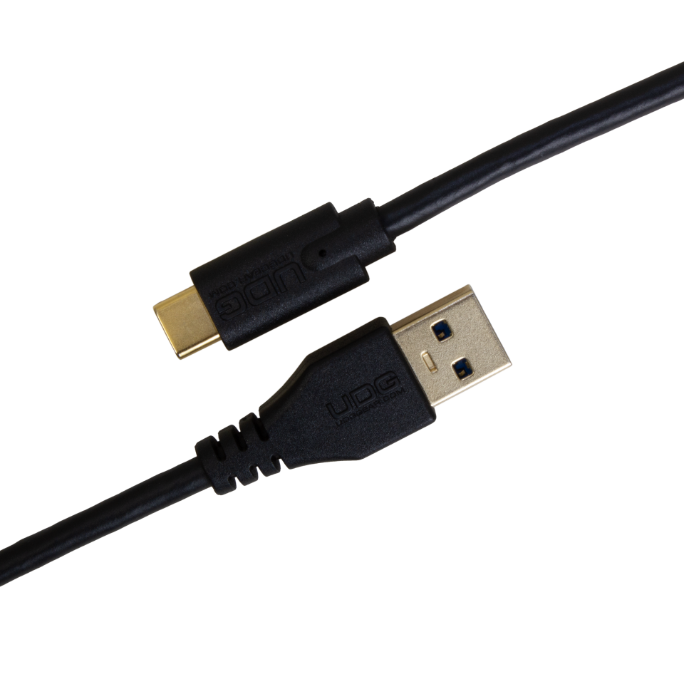 UDG SES KABLOSU USB  3.2 C-A SİYAH DÜZ (1,5 metre)
