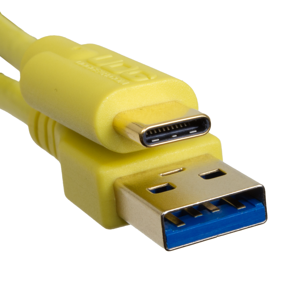 UDG SES KABLOSU USB 3.2 C-A SARI  DÜZ (1,5 metre)