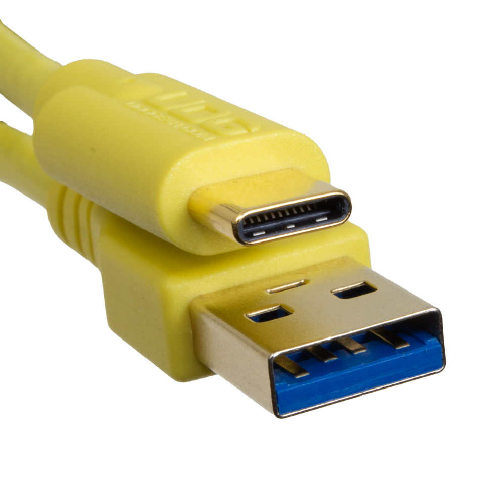 UDG SES KABLOSU USB 3.2 C-A SARI  DÜZ (1,5 metre)