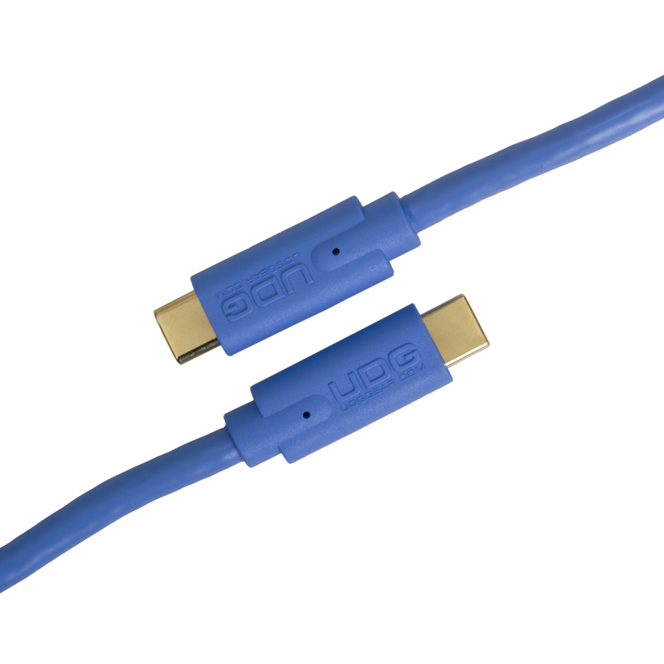 UDG SES KABLOSU USB 3.2 C-A MAVİ DÜZ (1,5 metre)