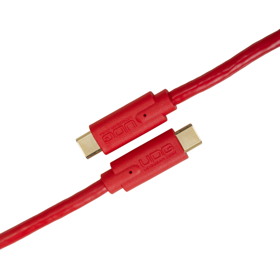 UDG SES KABLOSU USB 3.2 C-A KIRMIZI DÜZ (1,5 metre)