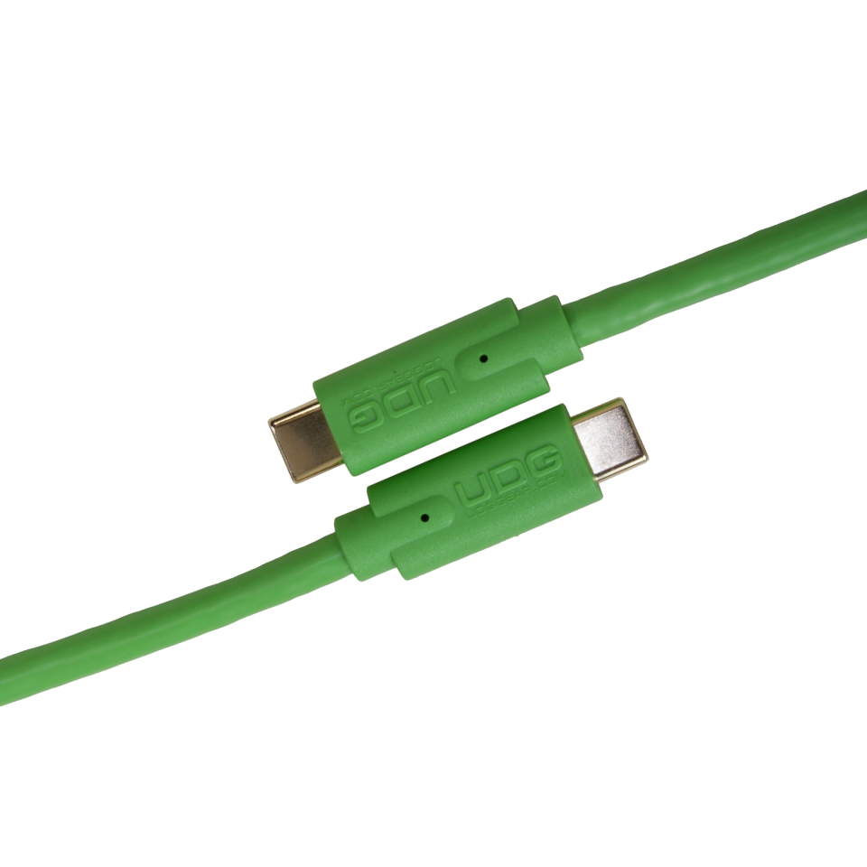 UDG SES KABLOSU USB 3.2 C-C YEŞİL DÜZ (1,5 metre)