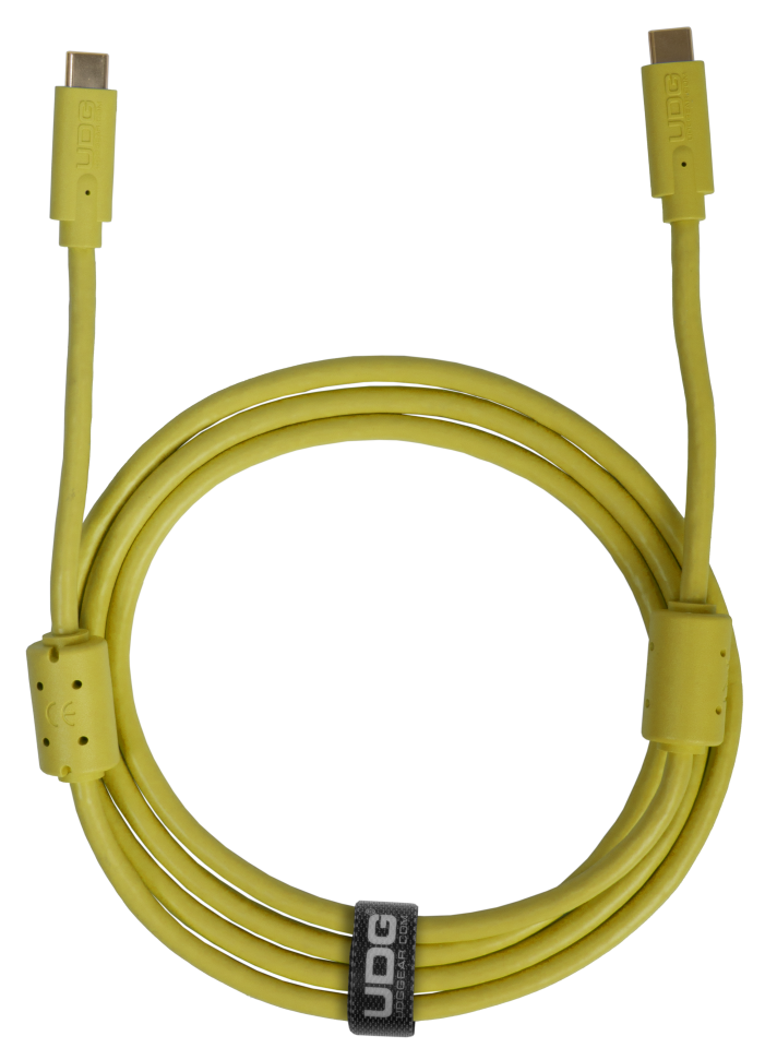 UDG SES KABLOSU USB 3.2 C-C SARI DÜZ (1,5 metre)