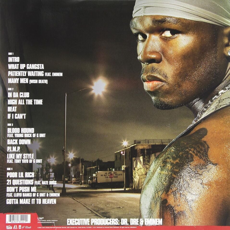 50 CENT GET RICH OR DIE TRYIN (2LP)