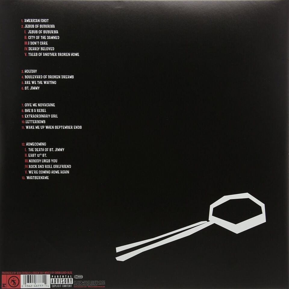 GREEN DAY AMERICAN  IDIOT  (2LP)
