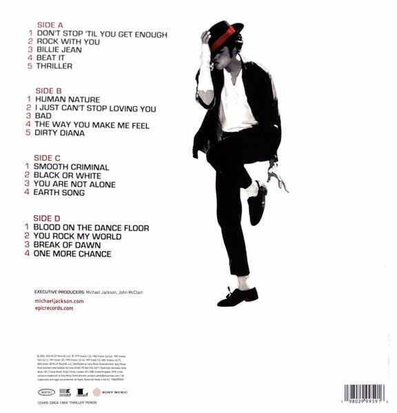 MICHAEL  JACKSON  NUMER ONES (KIRMIZI ) (2LP)